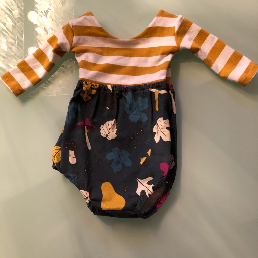 ‼️Sold‼️Mushroom Bubble Long Sleeve Baby Boutique